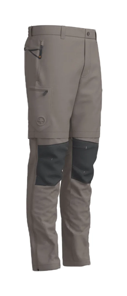 KARL MAN 2 IN 1 PANT TECNICO DRIFTWOOD ANTRACITE